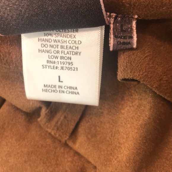 Moon Collection U.S.A. Faux Suede Boho Vest Size L - Picture 8 of 8